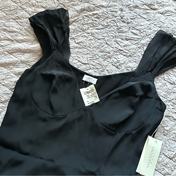 Valentino Black Long Gown Sz S-M - Picture 6 of 7